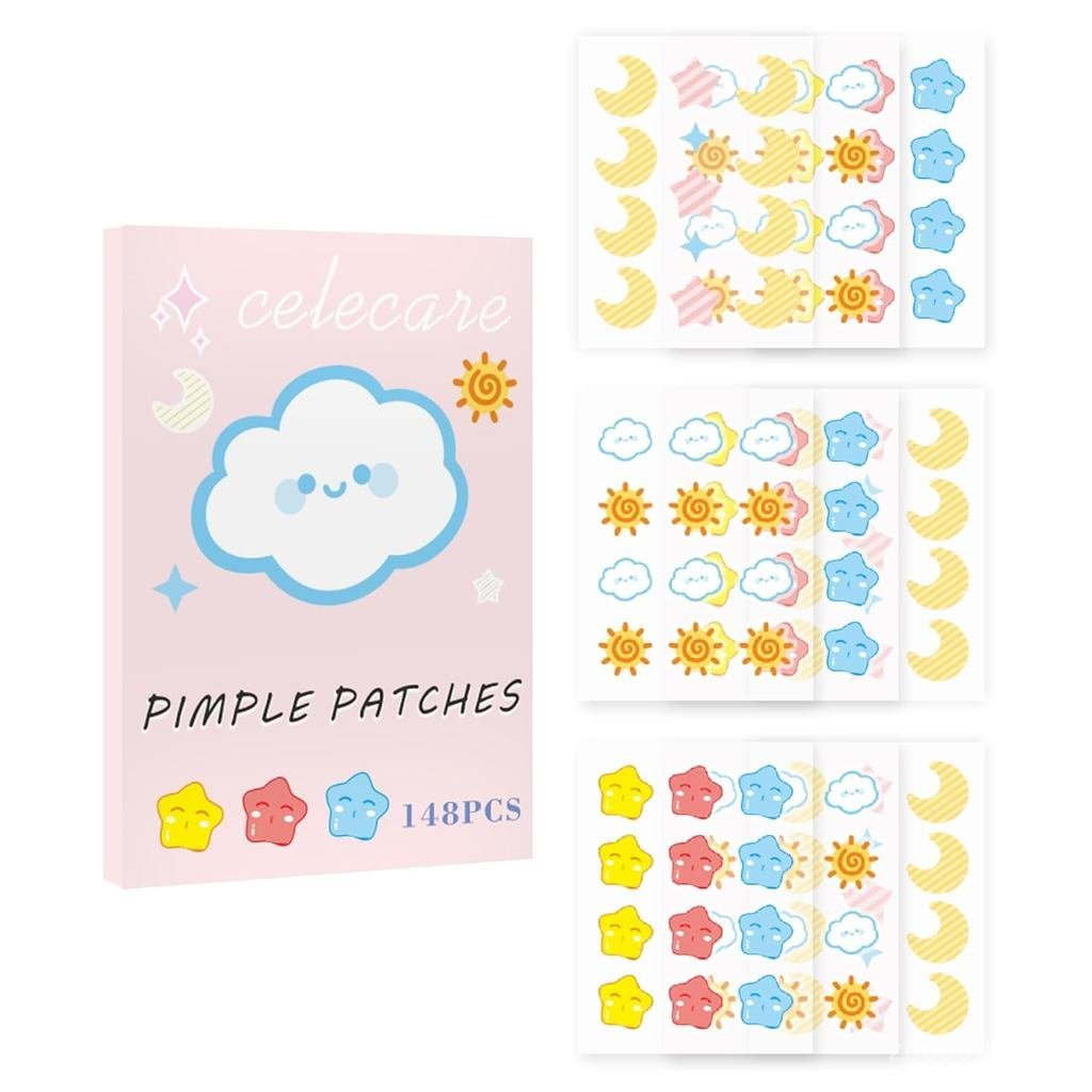 Pimple Patches,Pimple Patches for Face,Hydrocolloid Acne Patches, Pimple Patch Cute, Salicylic Acid 