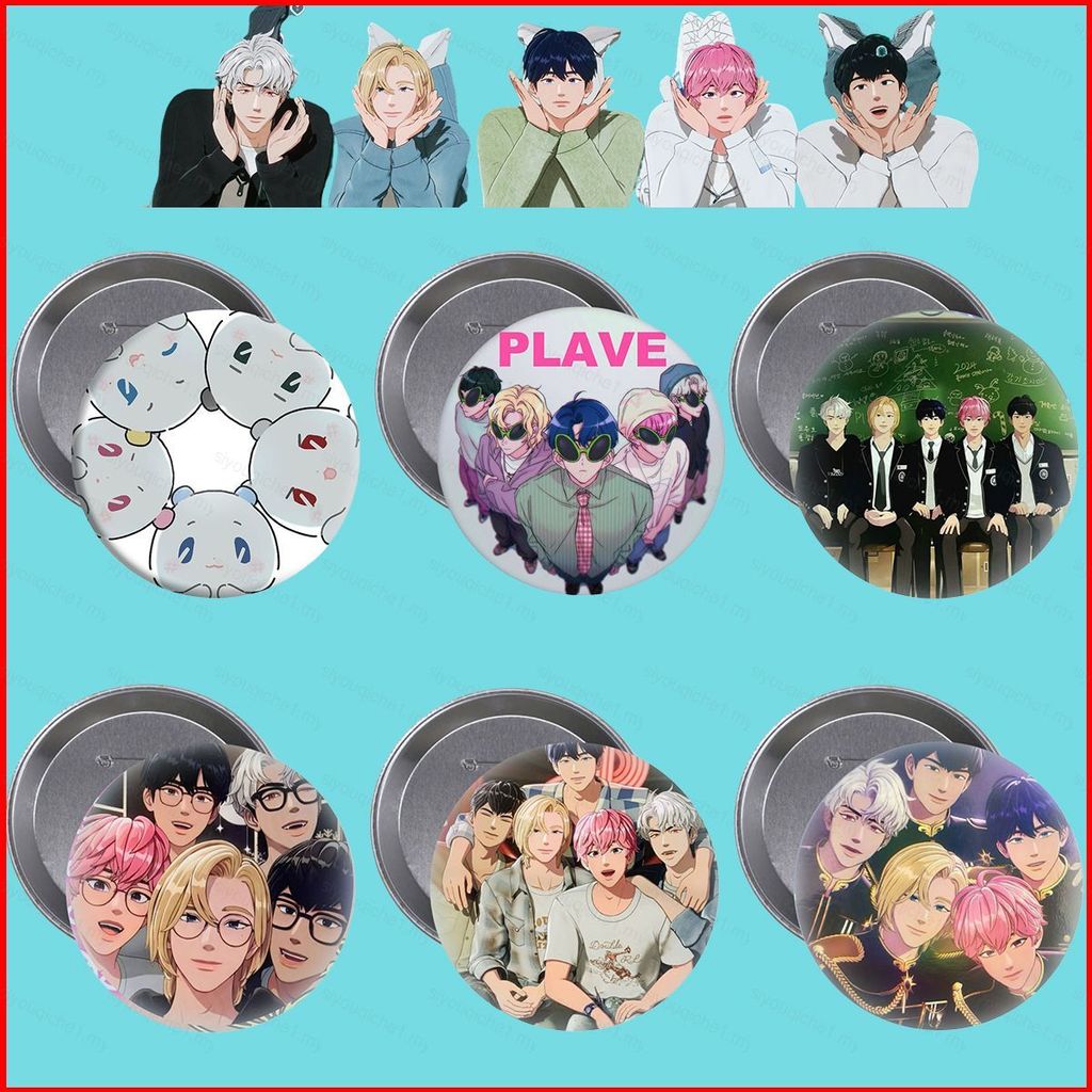 SY2 PLAVE YEJUN PLLI Tinplate Badge BAMBY HAMIN เข็มกลัด BAMBY กระเป๋าอุปกรณ์เสริมดาวอุปกรณ์ต่อพ่วง 