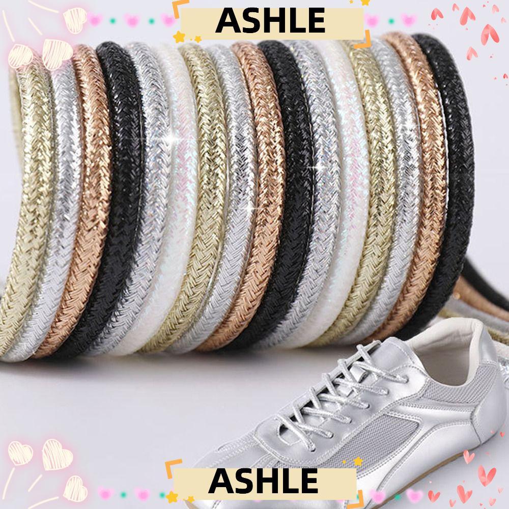 ASHLE เชือกรองเท้ากลิตเตอร์ สร้างสรรค์และแฟชันnable เพื่อรองเท้าแตะหรือรองเท้าวิ่ง