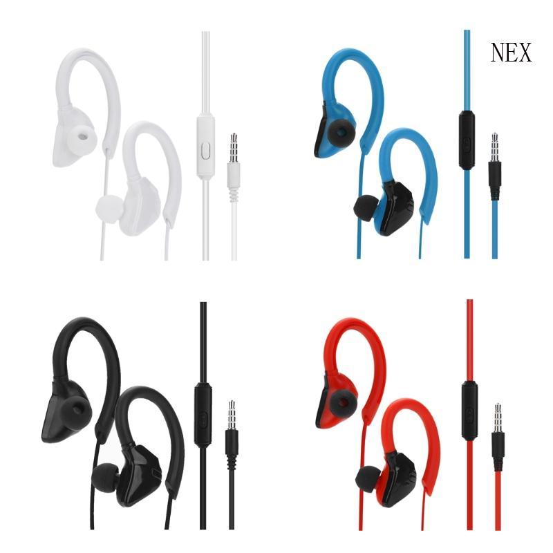 NEX Sports หูฟังแบบมีสายหูฟัง Sweatproof in Ear การออกกําลังกายออกกําลังกายยิม Ear Buds
