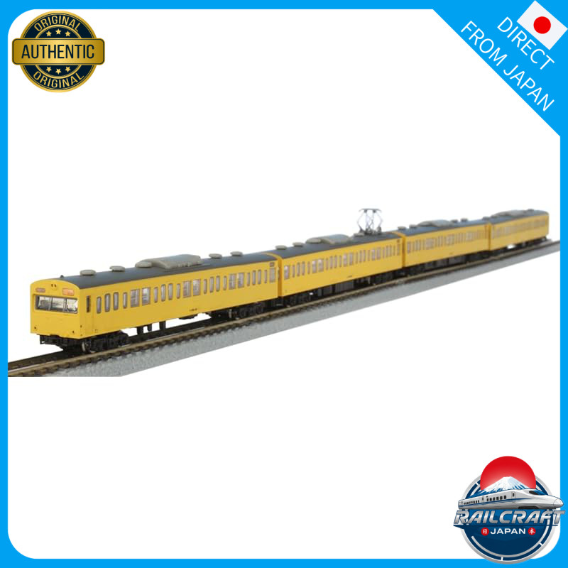 Rokuhan Z Gauge T022-3 National Railways 103 Series Canary Sobu Line Type 4-Car Basic Set
