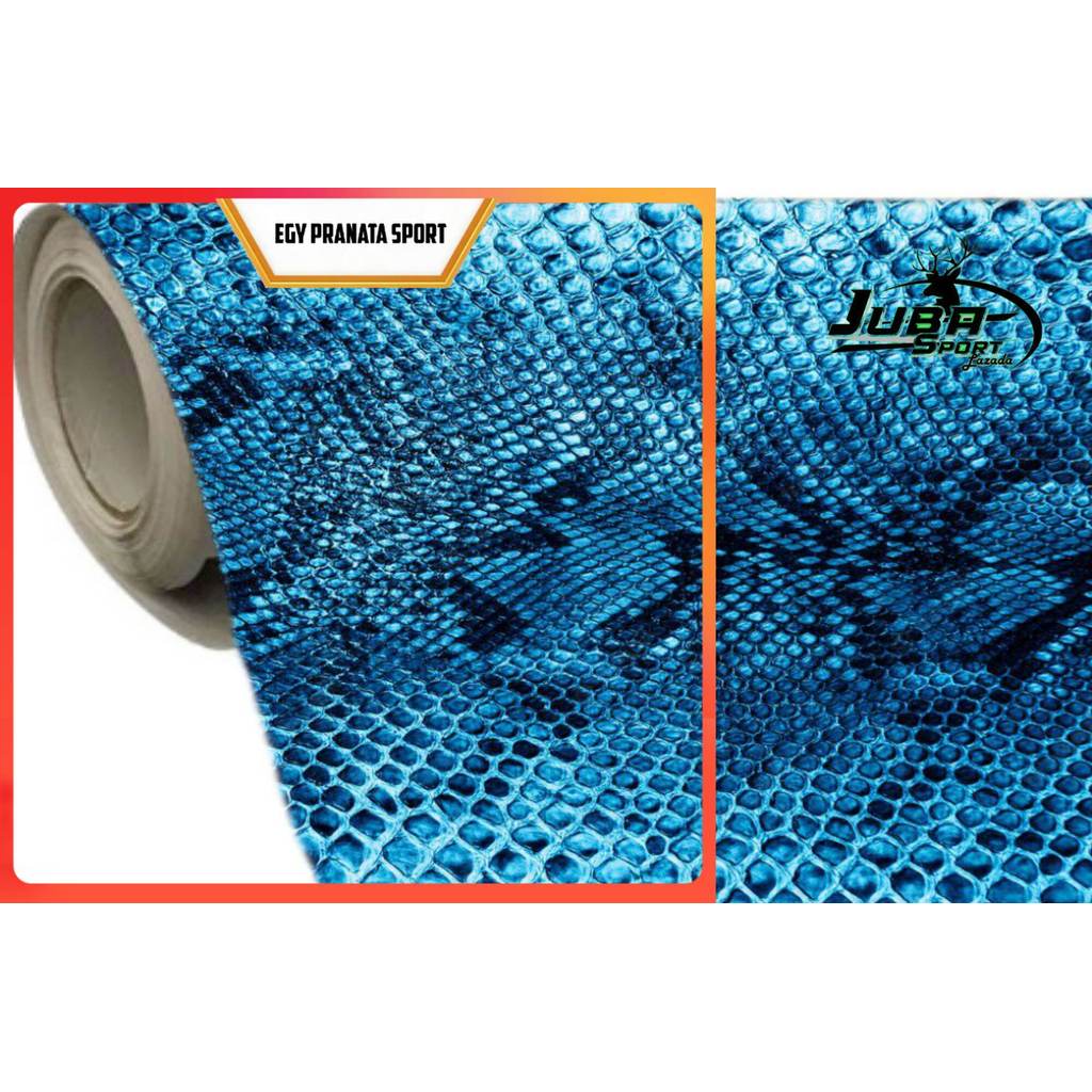 Blue Snake Scale motif outdoor Camo Sticker/Snake Scale Camo Sticker 50x50cm