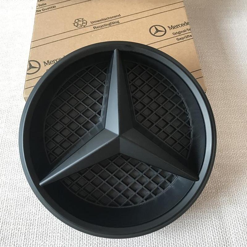 Mercedes-Benz GLC260/300 GLE400/GLS450/500 Sub-Black Mesh Logo โลโก้ด้านหน้าโลโก้ขนาดใหญ่โลโก้รถ d