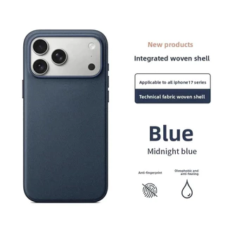 คุณภาพสูงเทคโนโลยีต้นฉบับทอเคสโทรศัพท์เข้ากันได้สําหรับ IPhone 17promax 16promax 15 14 13 Pro Max 17 Air อย่างเป็นทางการสําหรับฝาครอบแม่เหล็ก