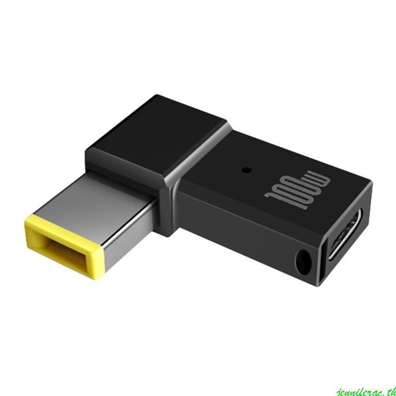Jenniferac Type C ถึง Square Mouth Male 100W PD Flash Charger PD Conversion สําหรับหัว
