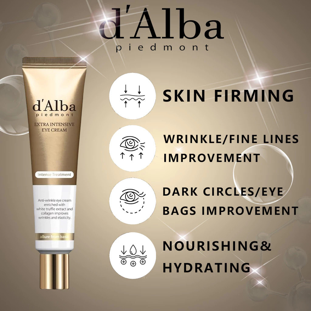 DAlba White Truffle Extra Intensive Eye Cream, บํารุงและต่อต้านริ้วรอย, All-In-One treatment 30ml dAlba Cream