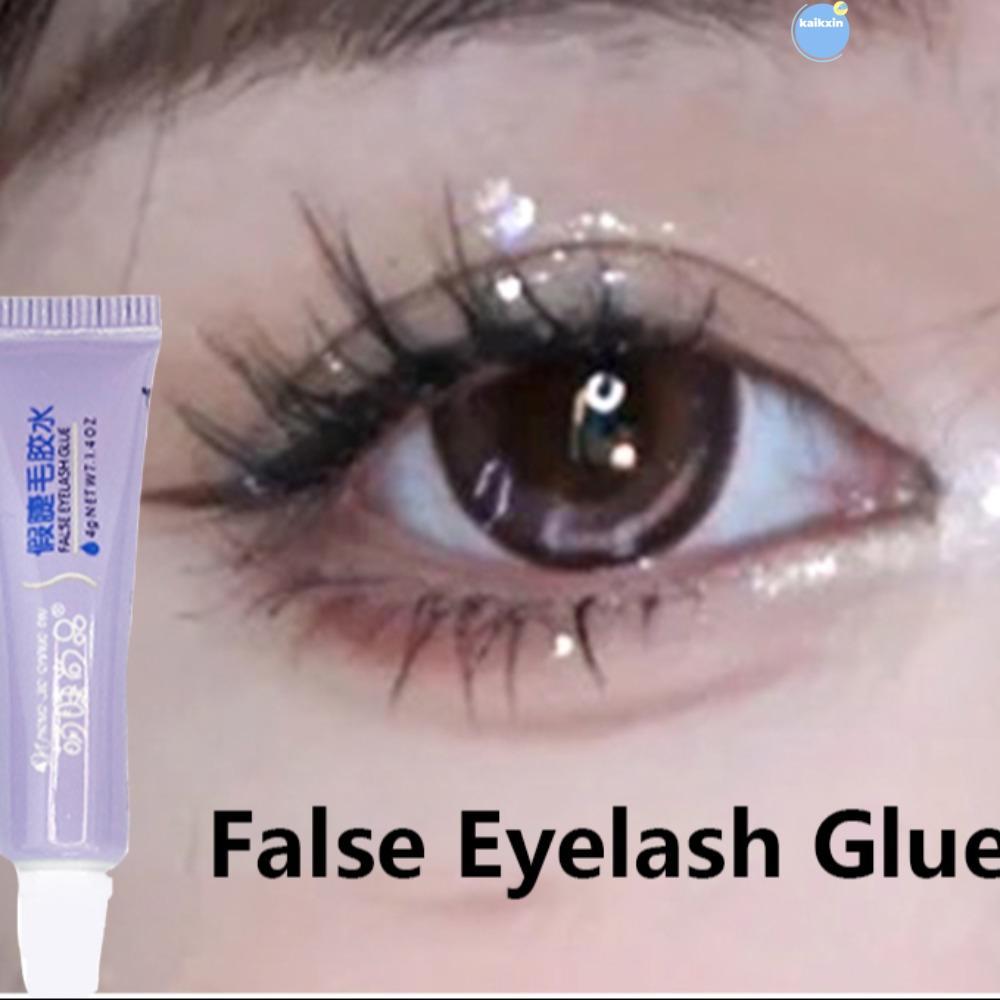 COOLSO กาวติดขนตาปลอม, กาวขนตาอ่อนโยน 4 มล., ไม่กระตุ้น Super Plus Long Lasting Quick Drying Eyelash Tool เครื่องมือแต่งหน้า