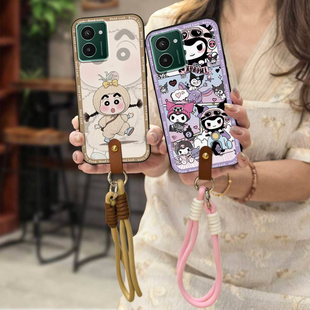 กันกระแทกป้องกันฝุ่นสําหรับ Nokia HMD Pulse/Pulse +/Pulse Pro น่ารัก Graffiti Soft Case Lanyard ซิลิ
