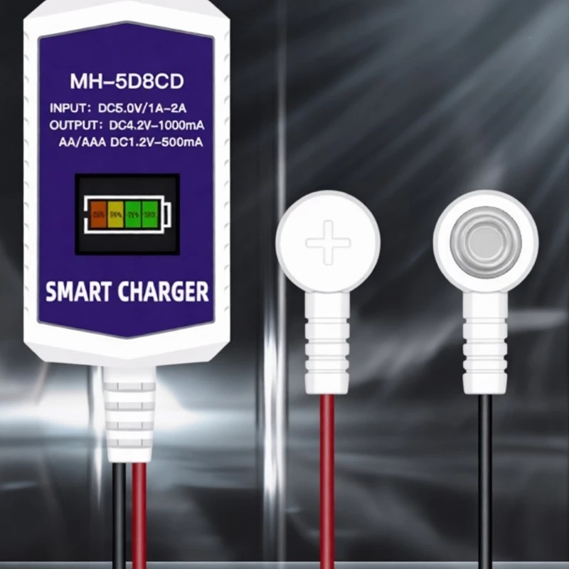 ST สายชาร์จ USB แม่เหล็ก สำหรับแบตเตอรี่ 18650 21700 thumbnail 5
