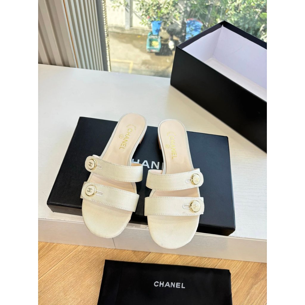 รองเท้าแตะส้นแบน CHANEL ไซส์ 35-39