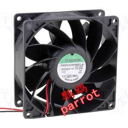Schneider ATV71 พัดลมอินเวอร์เตอร์ PMD2409PMB1-A 9CM 24V 12.2 W9038 พัดลม
