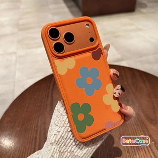 เคส iPhone 17 16 15 14 13 12 11Pro Max Phone Case เคสโทรศัพท์ลายดอกไม้สีสวยน่ารัก สินค้าใหม่ล่าสุดดีไซน์หวาน