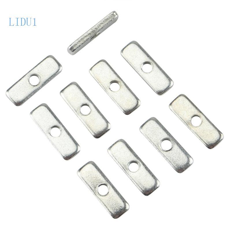 LIDU1 10 ชิ้นสําหรับ 0 1 Makerbeam XL T-nut Timing Belt Fixing สี่เหลี่ยมผืนผ้า Nut สําหรับ V0 0 1 3