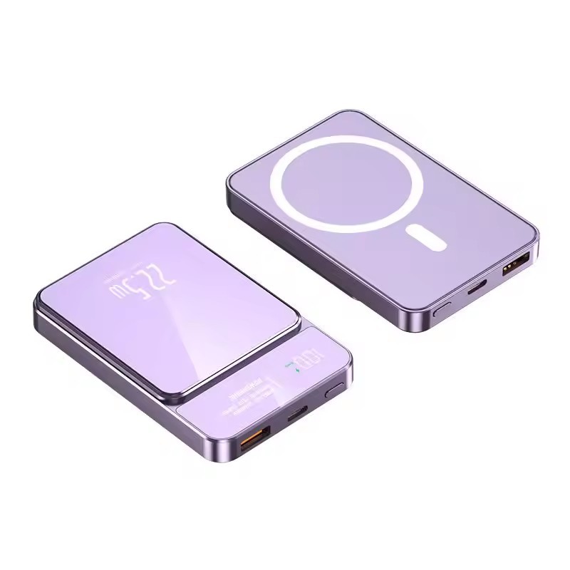 SAMSUNG [JLK] 10000mAh Magnetic Power Bank 20W Wireless Powerbank Slim เครื่องชาร์จแบตเตอรี่สําหรับiPhone 17 Air 16 15 14 Plus 13 12 Pro MaxสําหรับSamsung S26 Ultra S25 Edge S24 S23 FE S22