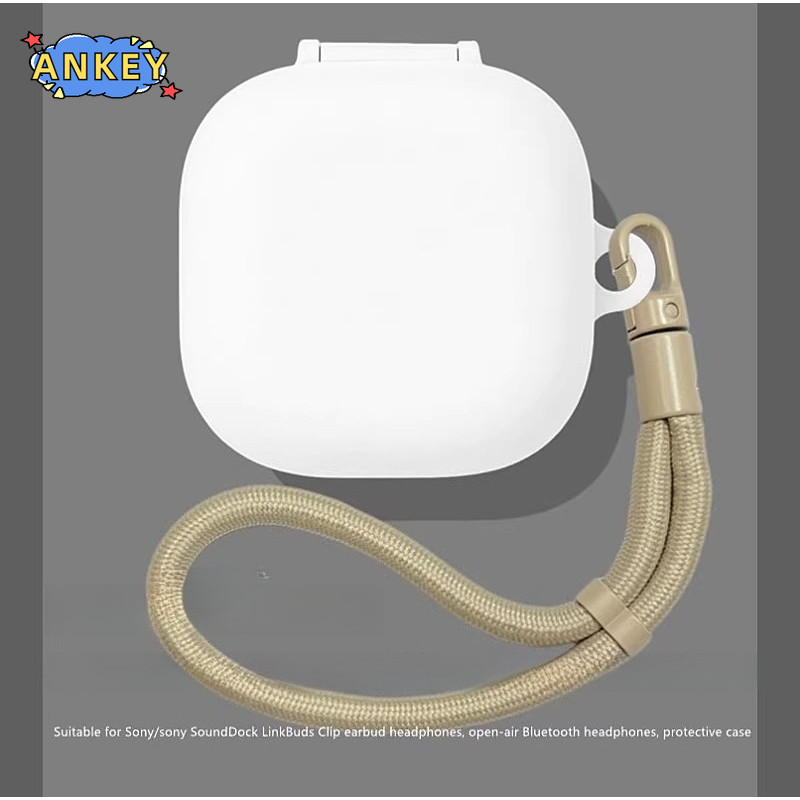 Case for Sony LinkBuds Clip (WF-LC900) Protective Case Nylon Lanyard Soft Cover Shells Washable Housing Anti Dust Sleeve Hand Rope Strap Accessories ราคา ถูกที่สุด ดีลบีเคเค แกลเลอรีภาพที่ 7