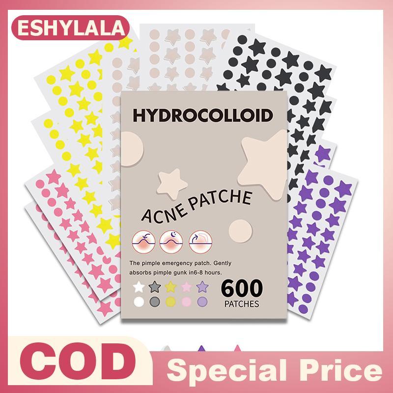 [Bea-t] 600 ชิ้น/เซ็ต Star Pimple Patch สิวที่มีสีสันที่มองไม่เห็น Skin Care Stiers คอนซีลเลอร์ Face