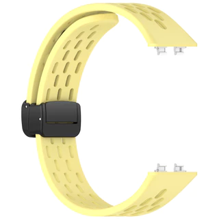สายรัดสําหรับ Huawei Band 11 Pro/11 สายซิลิโคนอ่อนนุ่มสร้อยข้อมือแม่เหล็ก Huawei Band 11 Pro/11 Watchband
