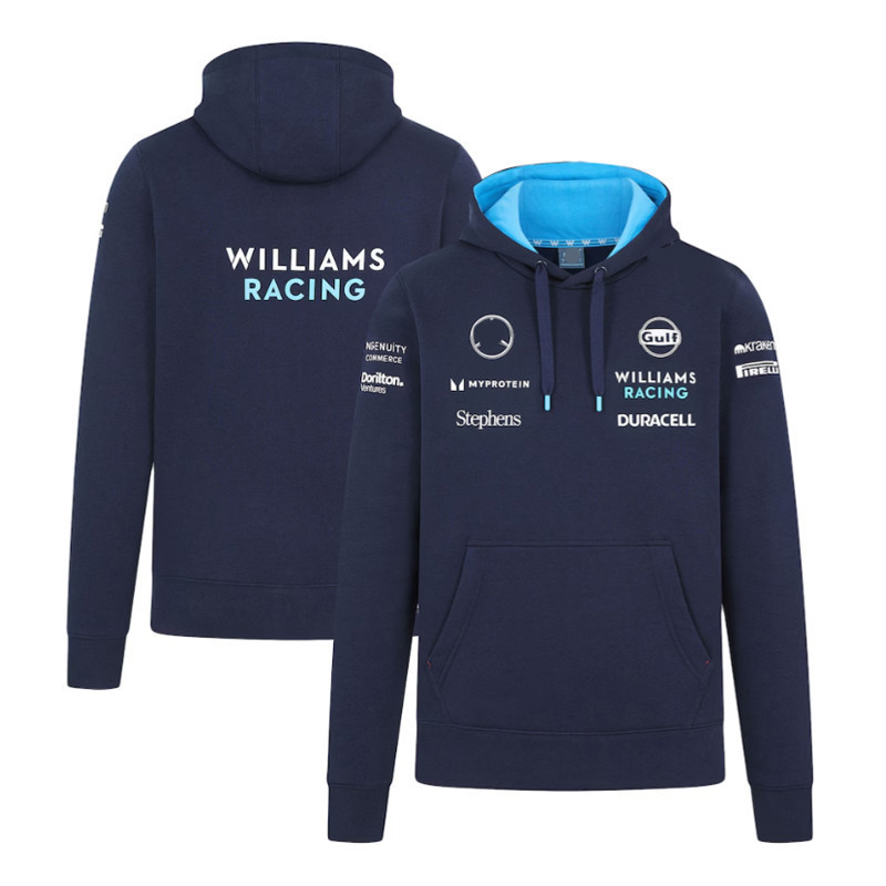 Williams Racing F1 Gulf Joint Hoodie สไตล์ใหม่ สำหรับทุกเพศปี 2026