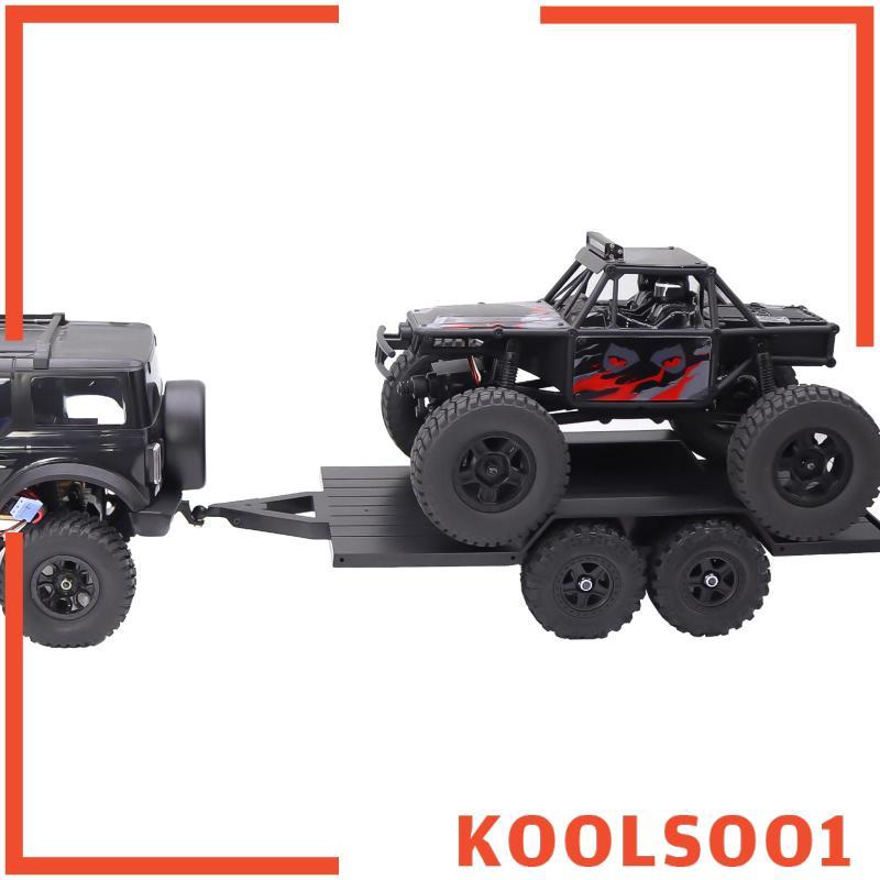 [Koolsoo1] RC Trailer Hitch Mount Trailer RC Crawler อุปกรณ์เสริมสําหรับ Hauling หลังรถ