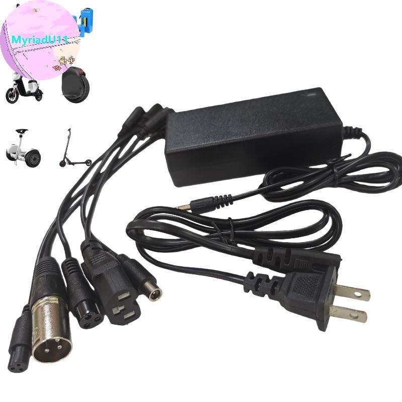 MyriadU 1 ชุด AC 100-240V DC 42V 2A Charger US/EU ปลั๊กแบตเตอรี่อะแดปเตอร์บน Sector อุปกรณ์เสริม 42V