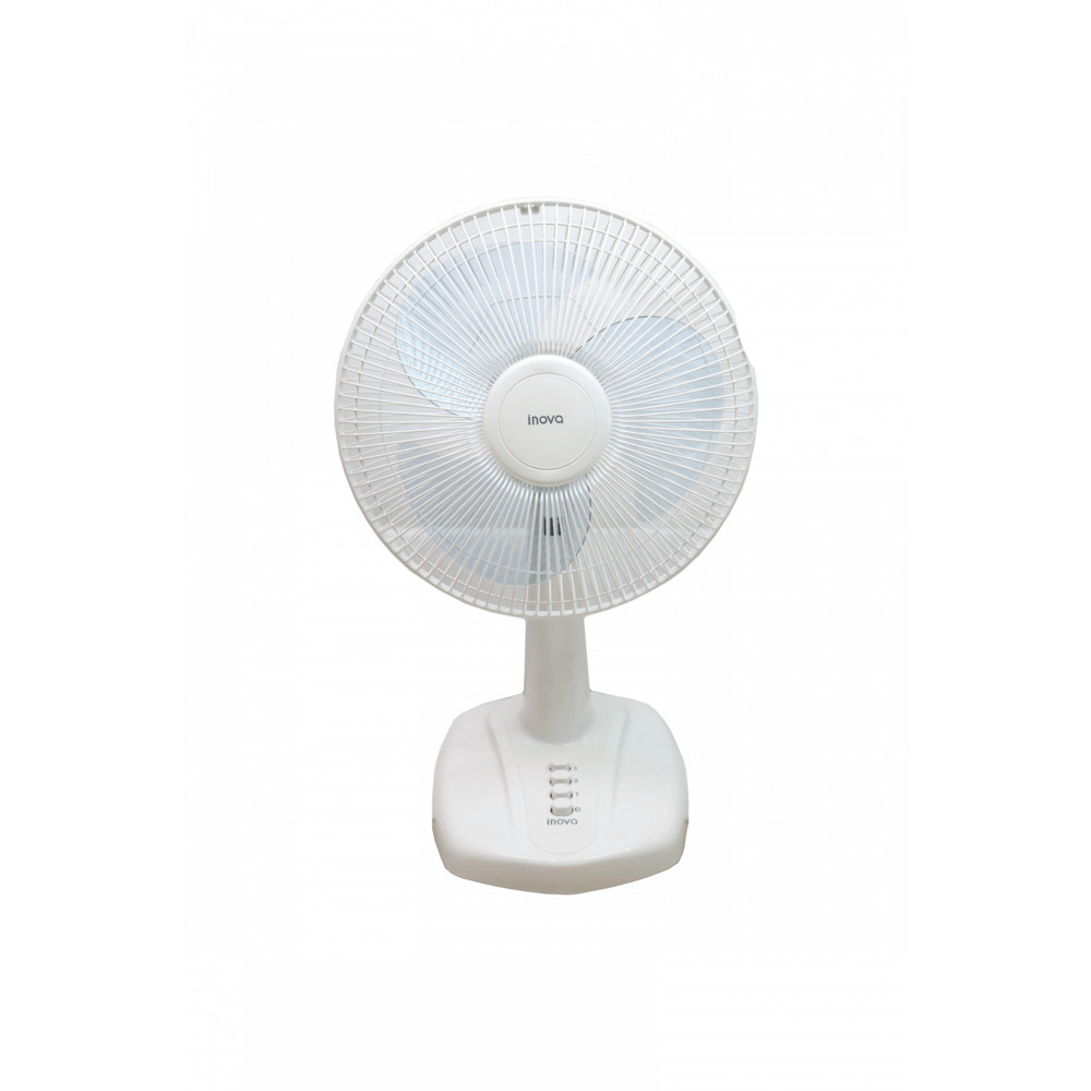 INOVA พัดลมตั้งโต๊ะ 12 นิ้ว รุ่น HG-A1202 สีขาว