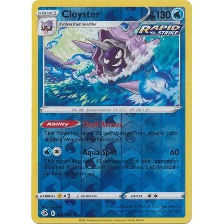 PTCG Cloyster [Reverse Holo] 051/264 Pokemon Fusion Strike