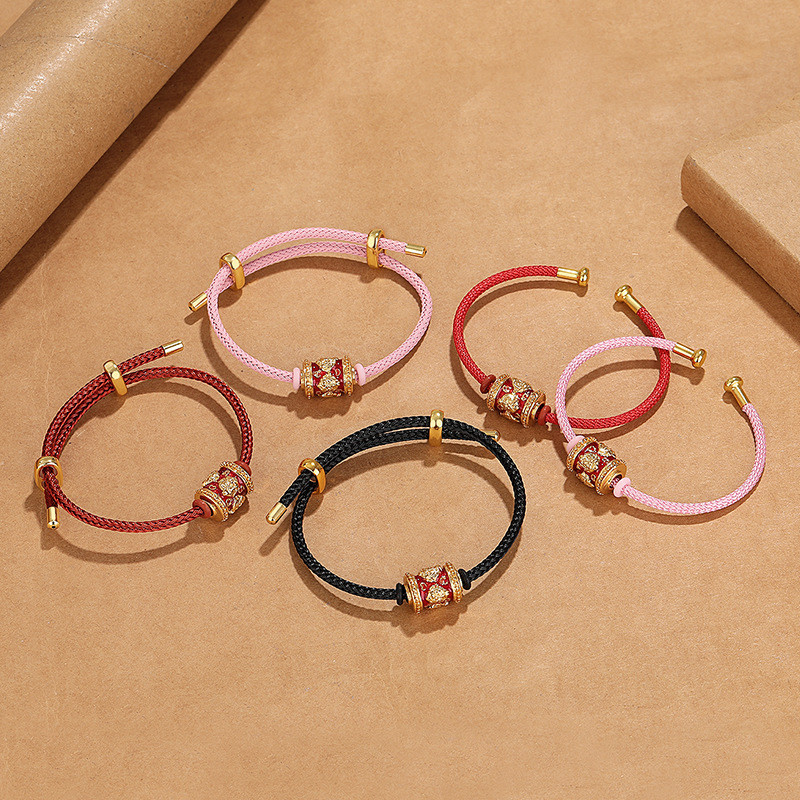 Buddhist amulet Su Bin eye and ear mini bracelet, hand rope, necklace, pendant, niche design, creati