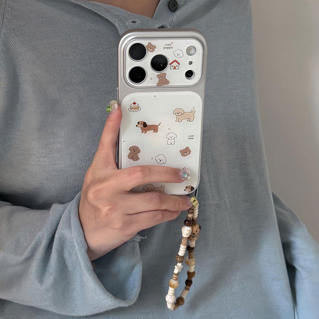 DSC389 สําหรับ iphone กันกระแทกเกาหลีน่ารักเคสโทรศัพท์ 17PRO 18 17 16 ProMax/15 Pro max 16plus 14 13pro max 16pro 12 11 ins ครอบคลุมเต็มรูปแบบผู้หญิงการ์ตูน Lanyard เคสกันกระแทก