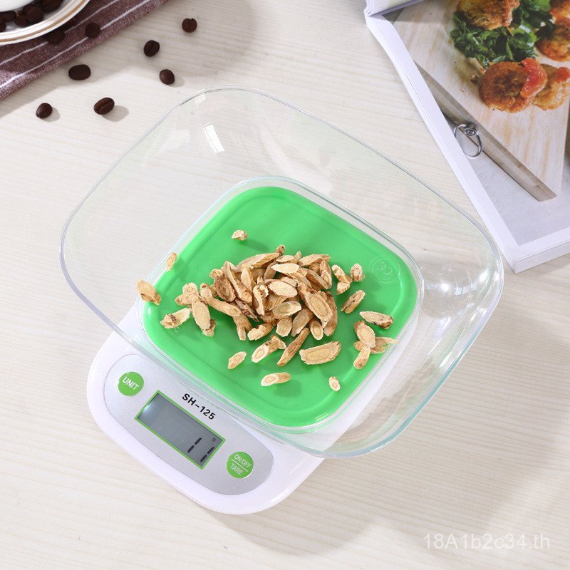 Multi-Style Kitchen Electronic Scale พร้อมถาด Mini Food Baking Scale Kitchen Scale เครื่องชั่งอาหาร 