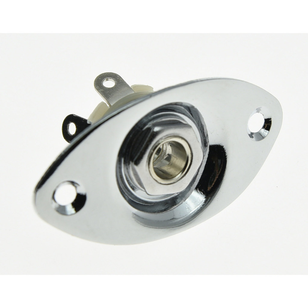 KAISH กีตาร์ไฟฟ้า Jack Plate Oval Jack Socket