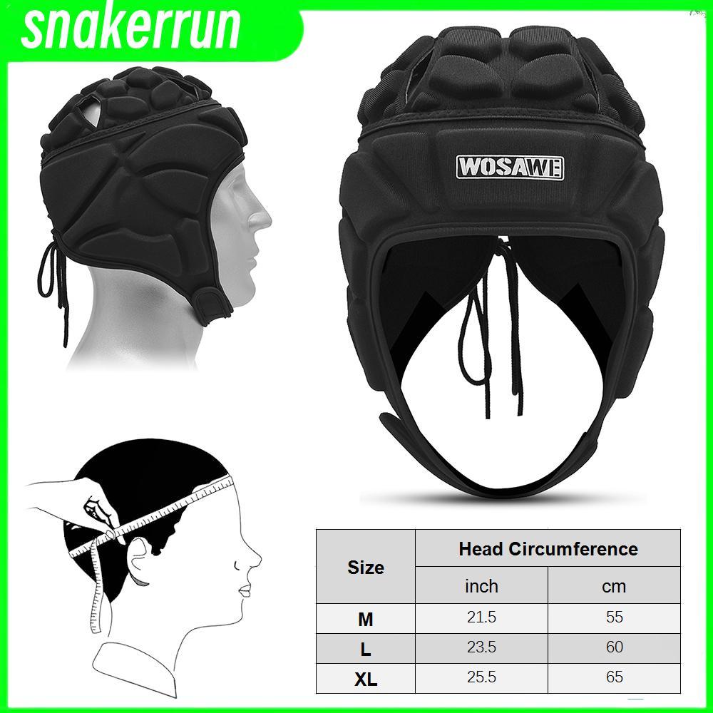 Snakerrun.th Lixada Rugby Headguard หมวกกันน็อคฟุตบอลฟุตบอลแบบปรับได้สำหรับหมวกฟุตบอล
