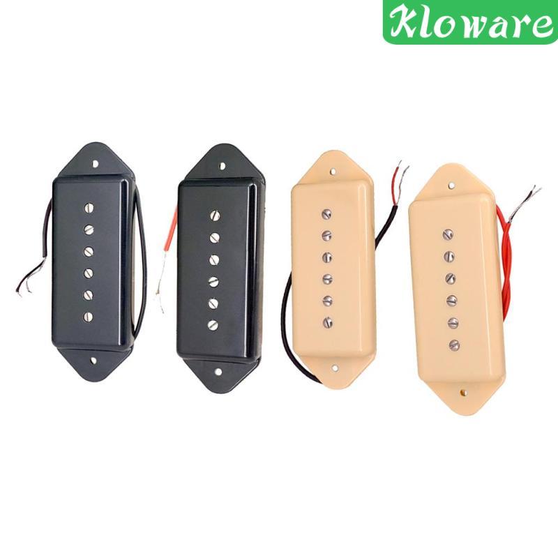 [Kloware] รถกระบะหูสุนัขคอยล์เดี่ยว 2 ชิ้นคอและสะพานสําหรับกีตาร์ไฟฟ้า Les Paul LP