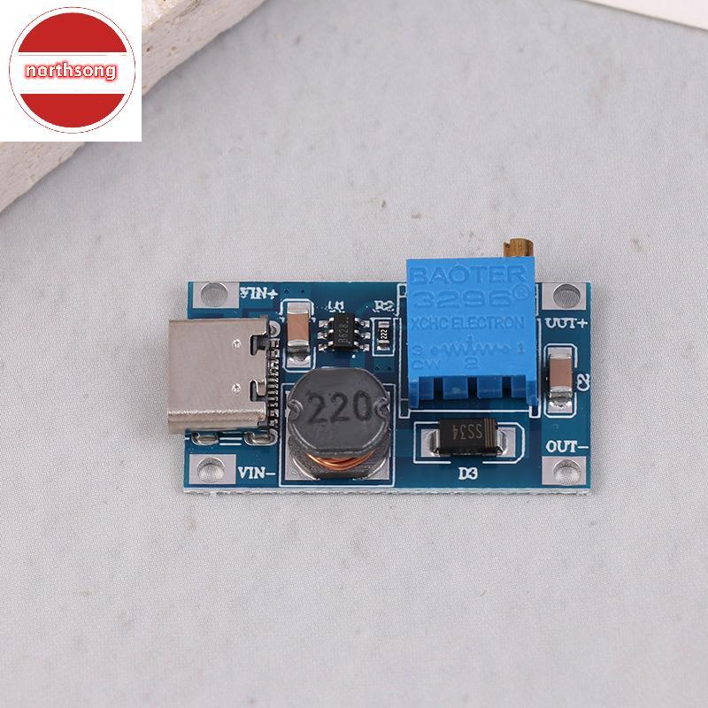 NOR 5 ชิ้น Boost โมดูล MT3608 ประเภท C Step Up Converter DC-DC 2A Boost Regulator แรงดันไฟฟ้า Conver