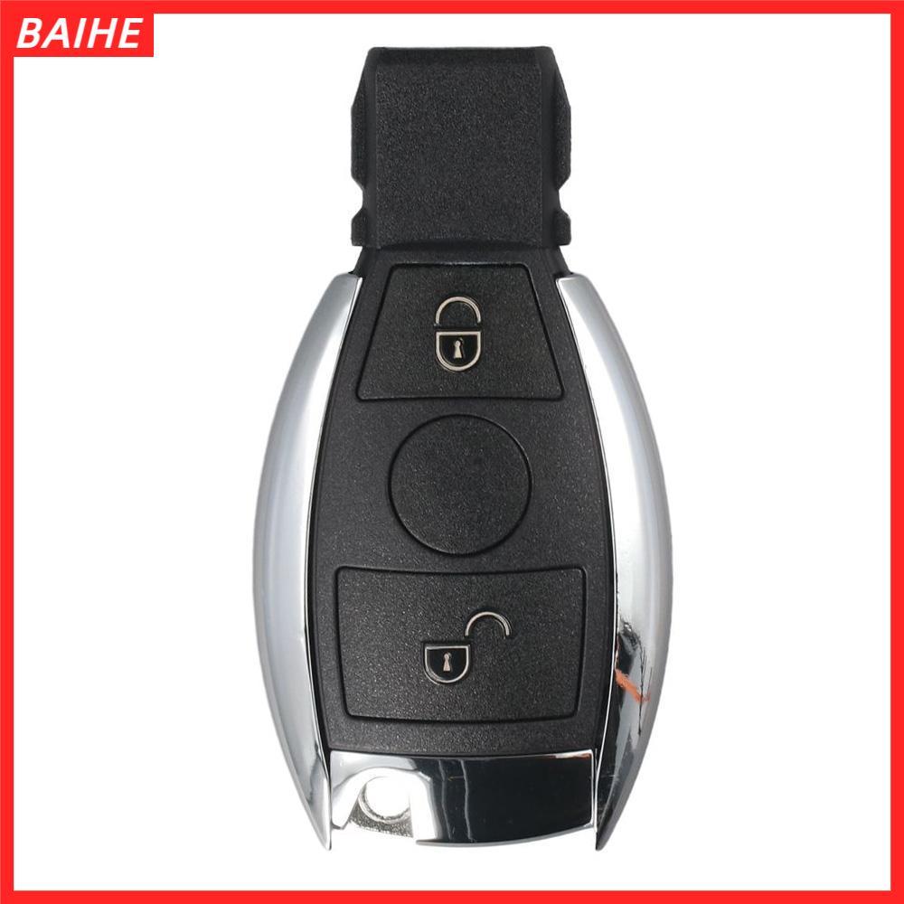 BAIHE กุญแจรถ, BGA NEC Keyless Entry Remote Key ,ทนทาน 2/3/4 ปุ่ม ABS Key SHELL สําหรับ Benz W203 W204 W205 W210 W211 W212 W221 W222 รถ