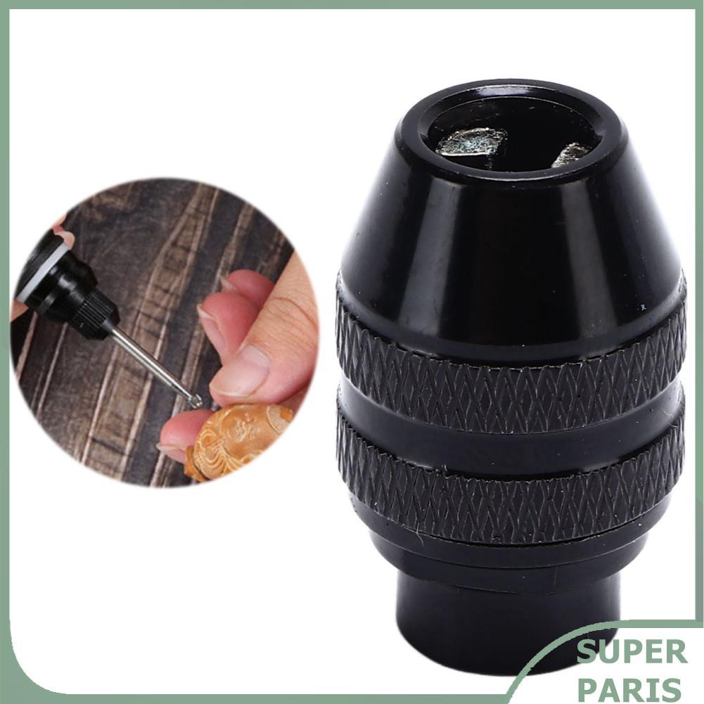 Superparis Superparis Keyless ดอกสว่าน 3-Jaw อลูมิเนียม 0.01-0.13 นิ้วเข้ากันได้กับ Dremel 4000 3000