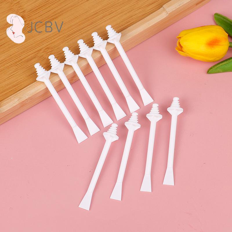 [JCBV] 10 ชิ้น Nose Wax Wax sti แว๊กซ์กําจัดขนพลาสติกแบบใช้แล้วทิ้ง smearing sti