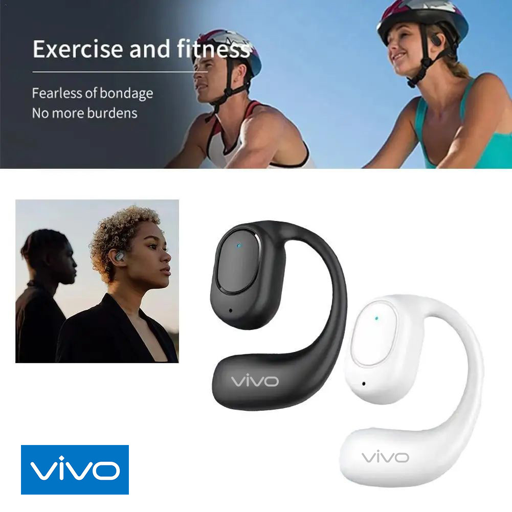 COD + ใหม่ 100% ของแท้ VIVO หูฟังไร้สายกีฬาบลูทูธ 5.3 หูฟังพร้อมไมโครโฟนตัดเสียงรบกวนไฮไฟสเตอริโอ Ov