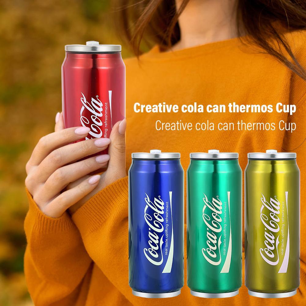 Local200ml 350ml 500ml Coca Cola Tumbler แก้วกาแฟร้อนและเย็นถ้วยดื่มกระติกน้ําสูญญากาศสแตนเลส Tumble