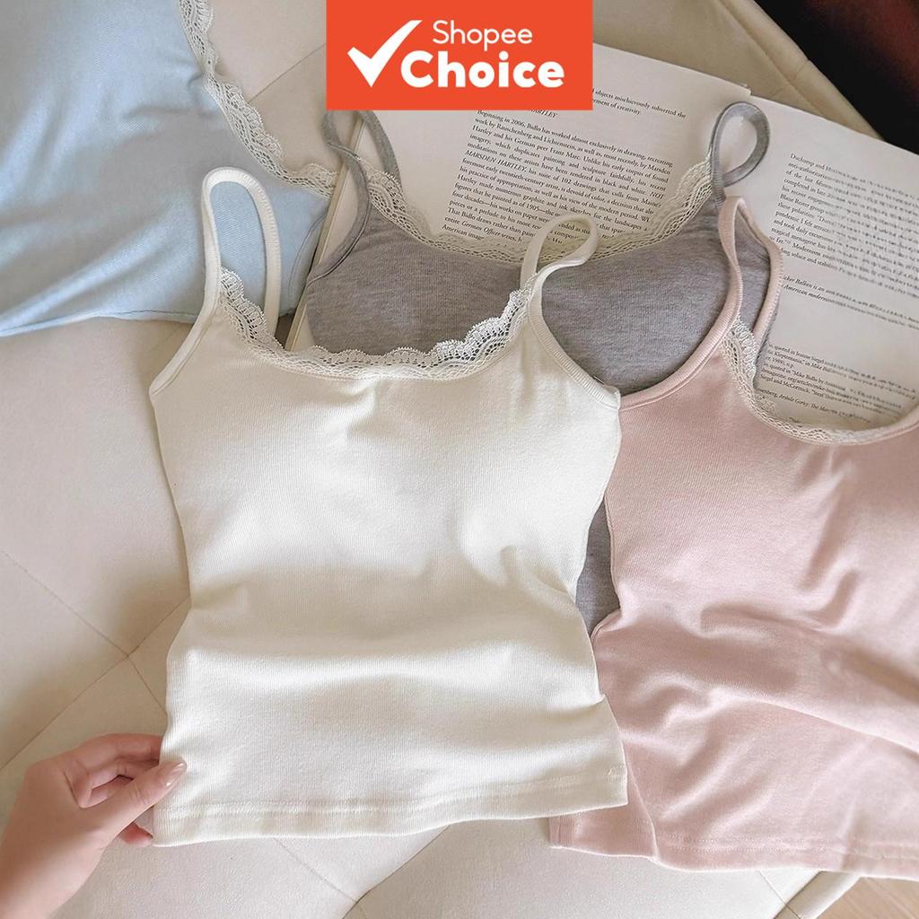 บริสุทธิ์ ความต้องการ เสื้อกล้ามสายเดี่ยวลูกไม้สาวฮอตพร้อมแผ่นรองหน้าอกและเสื้อแขนกุดทรงเข้ารูปสําหรับผู้หญิง 588 #