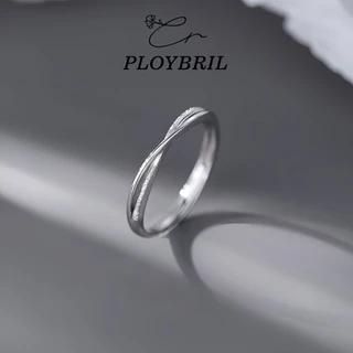 PLOYBRIL แหวนนิ้วชี้ ทรงกลม หรูหรา ระดับไฮเอนด์ แฟชั่นสําหรับผู้หญิง J032
