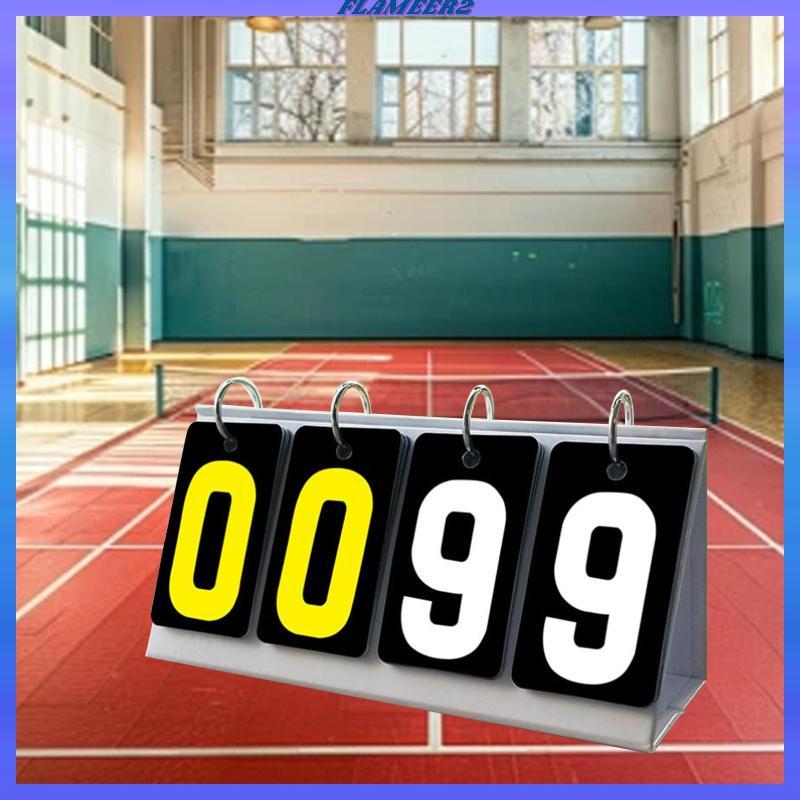 [Flameer2] Flip Score Board Numbers Scoreboard Supplies Scor Board Score Counter สําหรับบาสเกตบอลกลา
