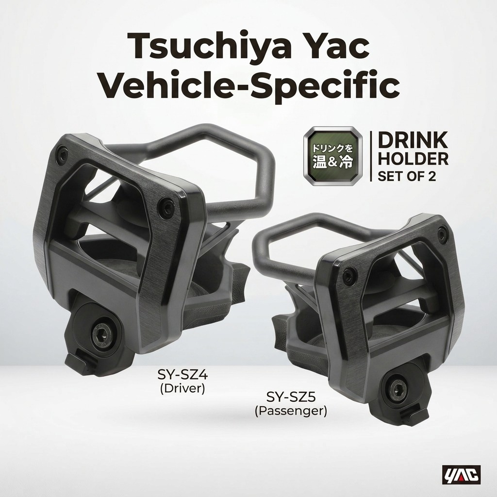 Tsuchiya Yac Vehicle-Specific Products for JB64/74 Jimny Air Conditioner Drink Holder Set for Driver