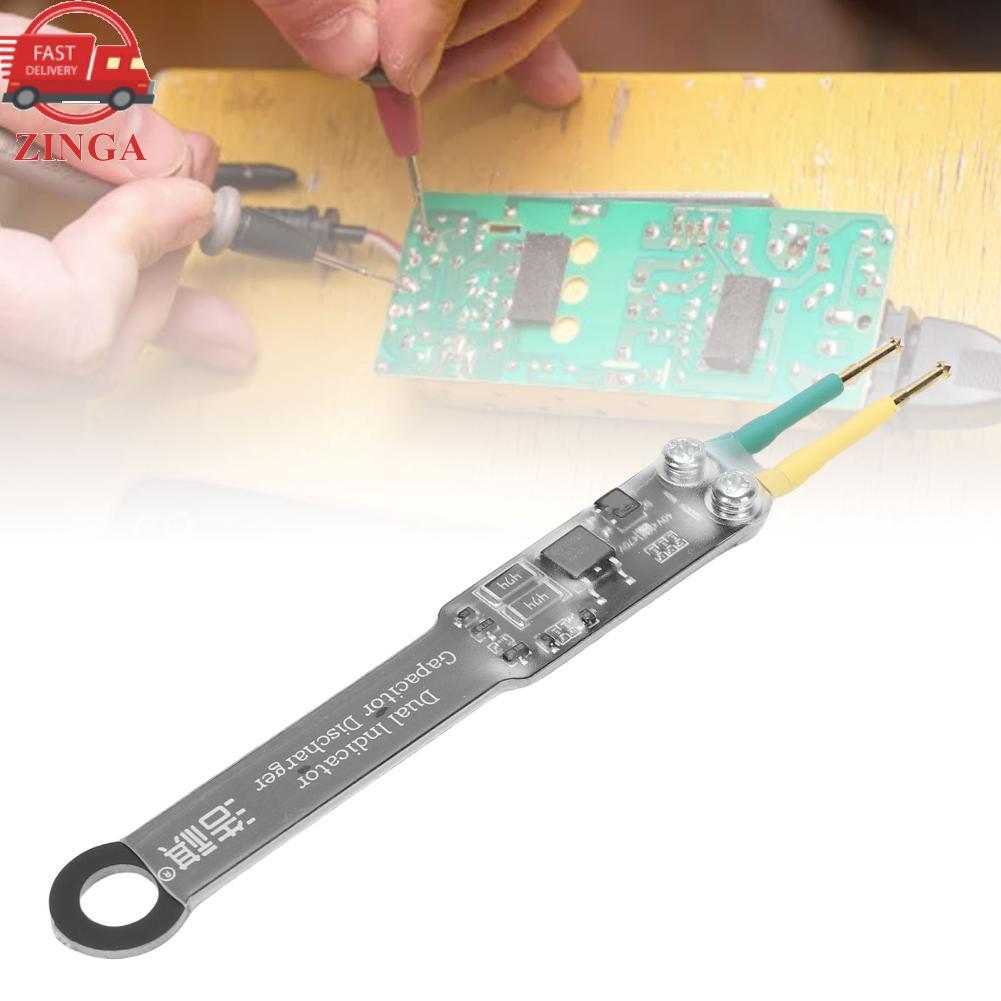 Zinga Zinga Wisoqu Capacitor Discharge ปากกา เครื่องมือด่วน ระยะห่างของพินแบบปรับได้ แบบพกพา พร้อมไฟแสดงสถานะ LED สำหรับการบำรุงรักษาซ่อม