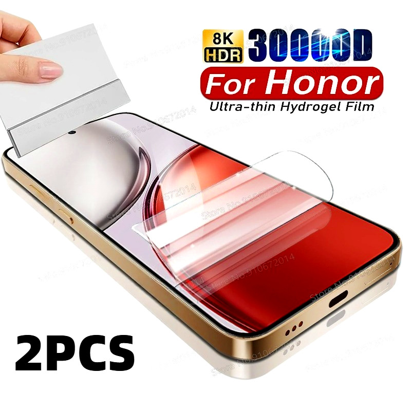 2PCS ความเป็นส่วนตัว Anti Spy Hydrogel ฟิล์มสําหรับ Honor X80i X80 X70i X70 Refresh Anti Blue Light/