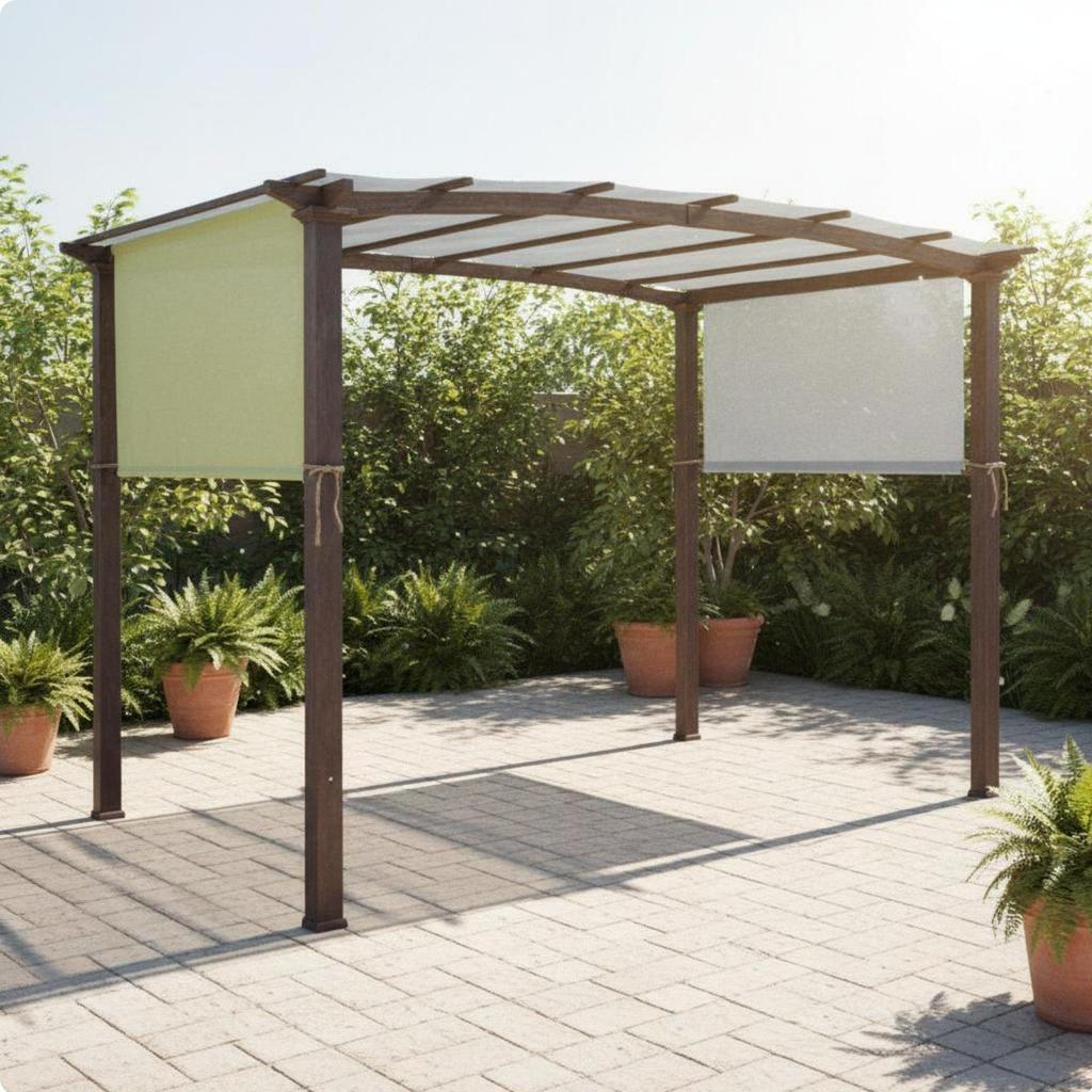 [Lszcx6l] Replacement Pergola Canopy Protection Pergola Panel Four-Season Use Outdoor Gazebo Cover f