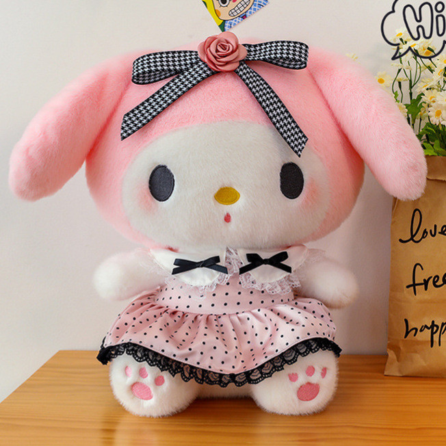 2026 สินค้าใหม่ Camellia Kuromi ตุ๊กตาตุ๊กตาตุ๊กตา Melody ของเล่นตุ๊กตาวันเกิด Kuromi ตุ๊กตาขนาดใหญ่