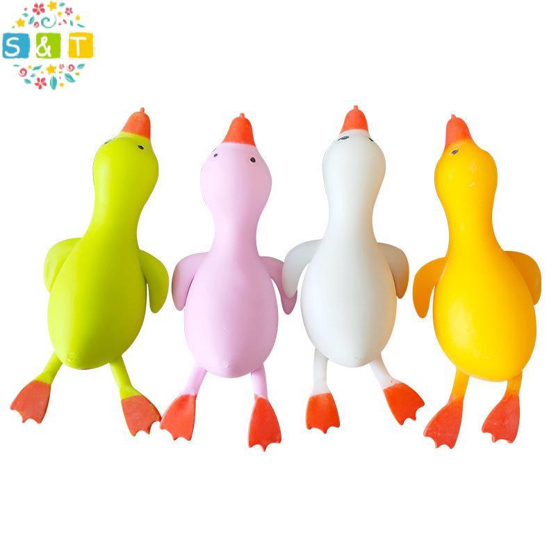 S&T 1Pc Duck Shape Bounce And Dpression Big White Goose