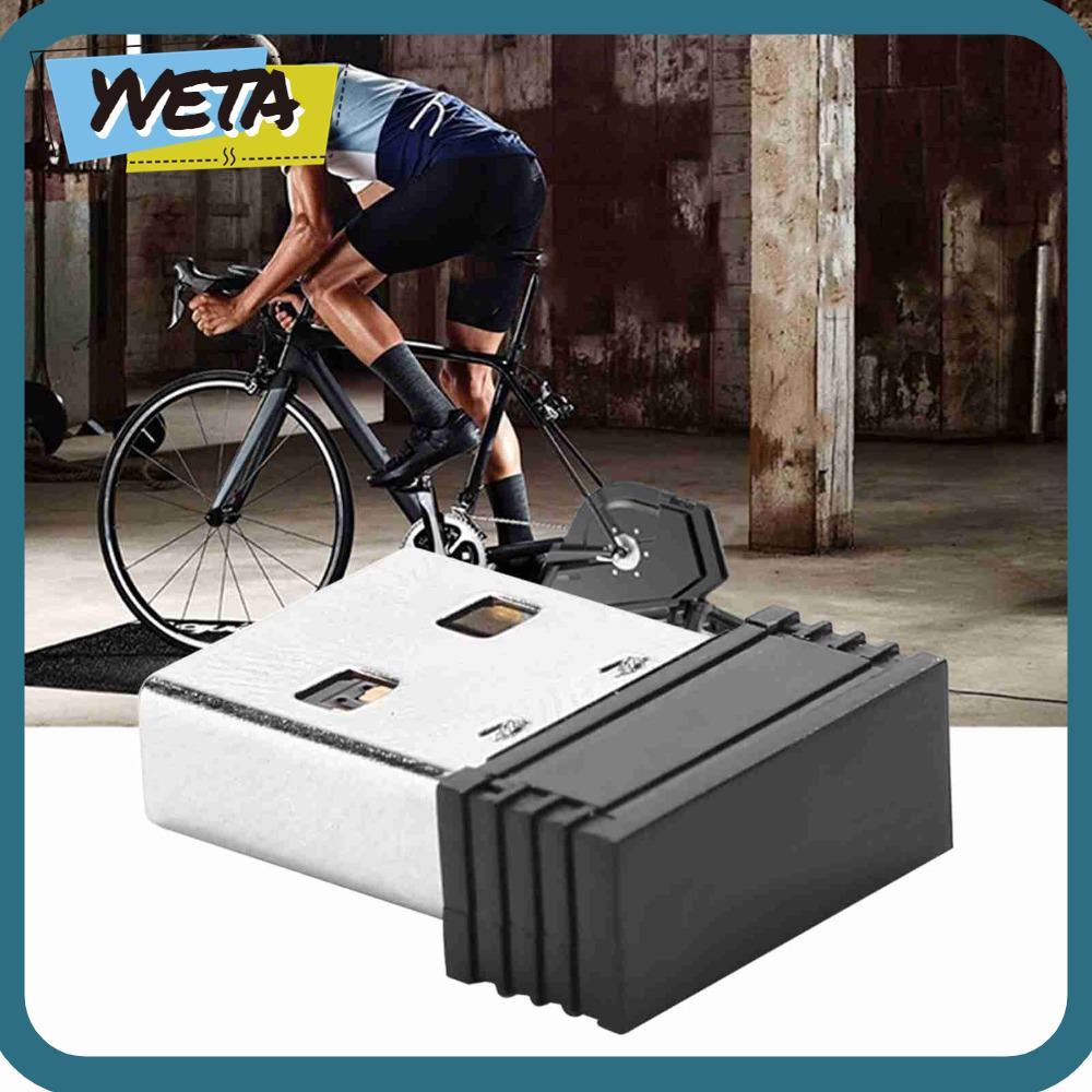 YVETA อุปกรณ์รับสัญญาณไร้สาย USB น้ำหนักเบาที่เหมาะสำหรับการฝึกฝนจักรยาน โดยรองรับ Zwift, Wahoo และ 