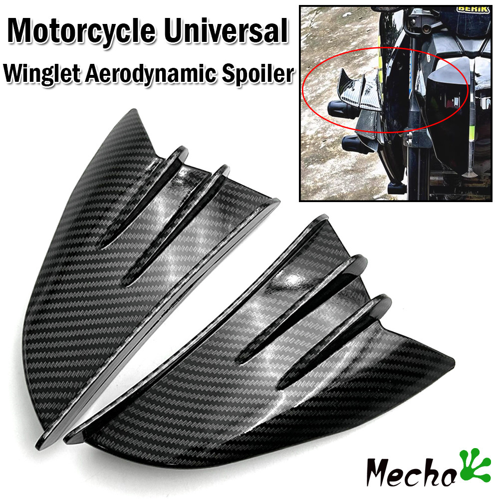 รถจักรยานยนต์ Winglet Aerodynamic ด้านข้าง Wing Fin สปอยเลอร์สําหรับ YAMAHA MT07 MT09 MT03 MT25 MT12