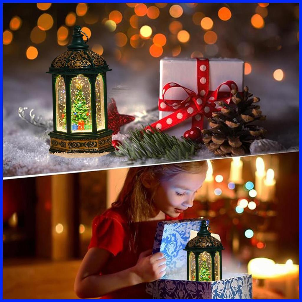 Snow Globes Snow Globes เครื่องประดับตกแต่งคริสต์มาส Lighted Festive Decor สําหรับตกแต่งงานปาร์ตี้วั